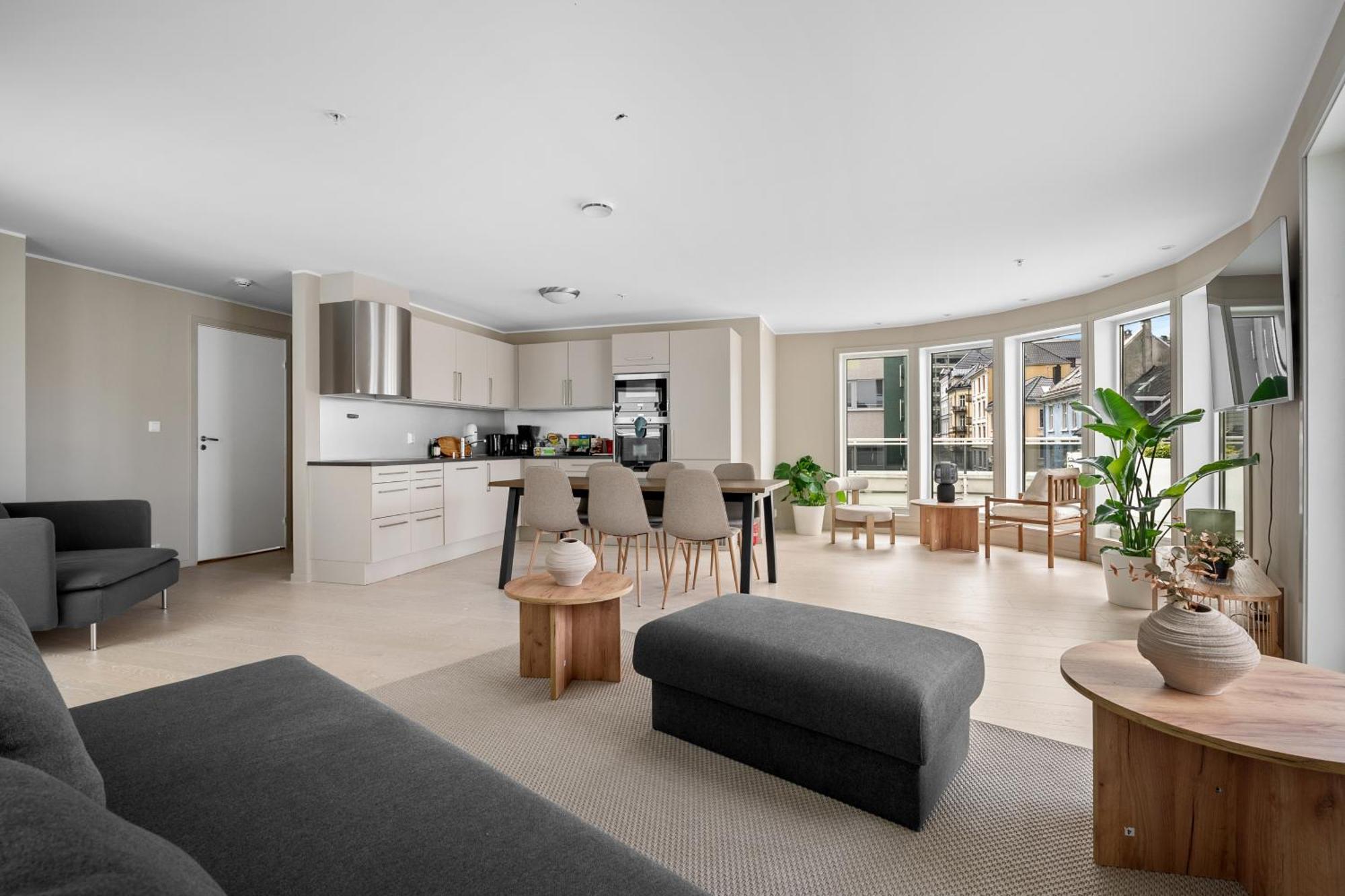 ברגן Stay L Urban - Spacious Apartment With Private Terrace מראה חיצוני תמונה